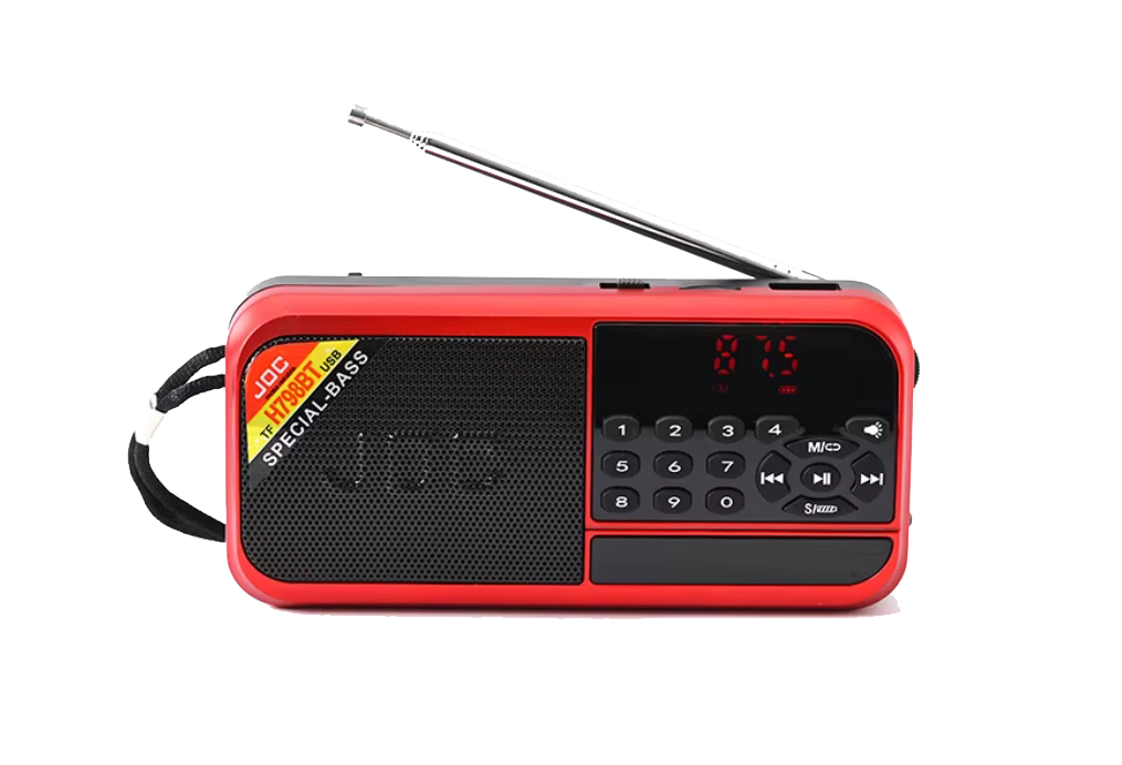 Portable FM Radio & MP3 Player with 2000 Hours Gurbani Recording, USB, Bluetooth & LED Speaker