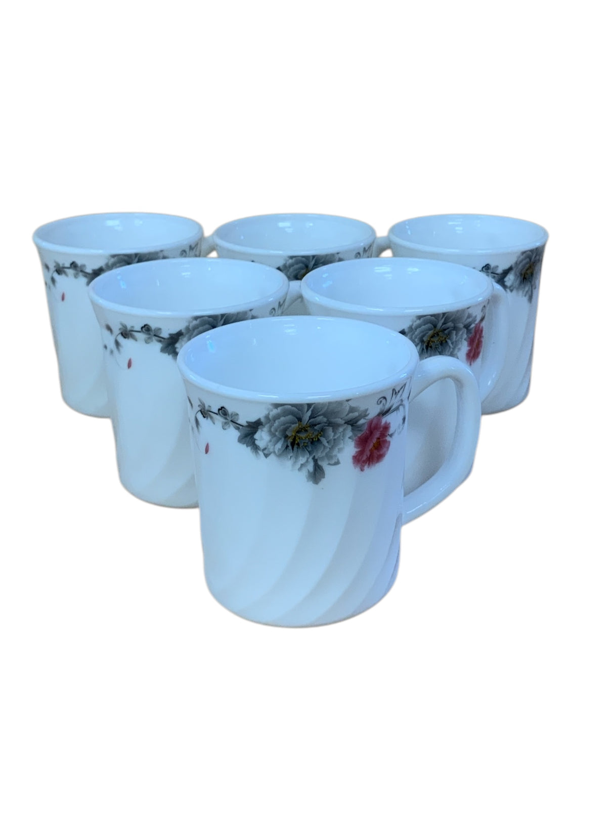 6-Piece Premium Tea Set – Elegant Cups & Saucers for Family & Guests