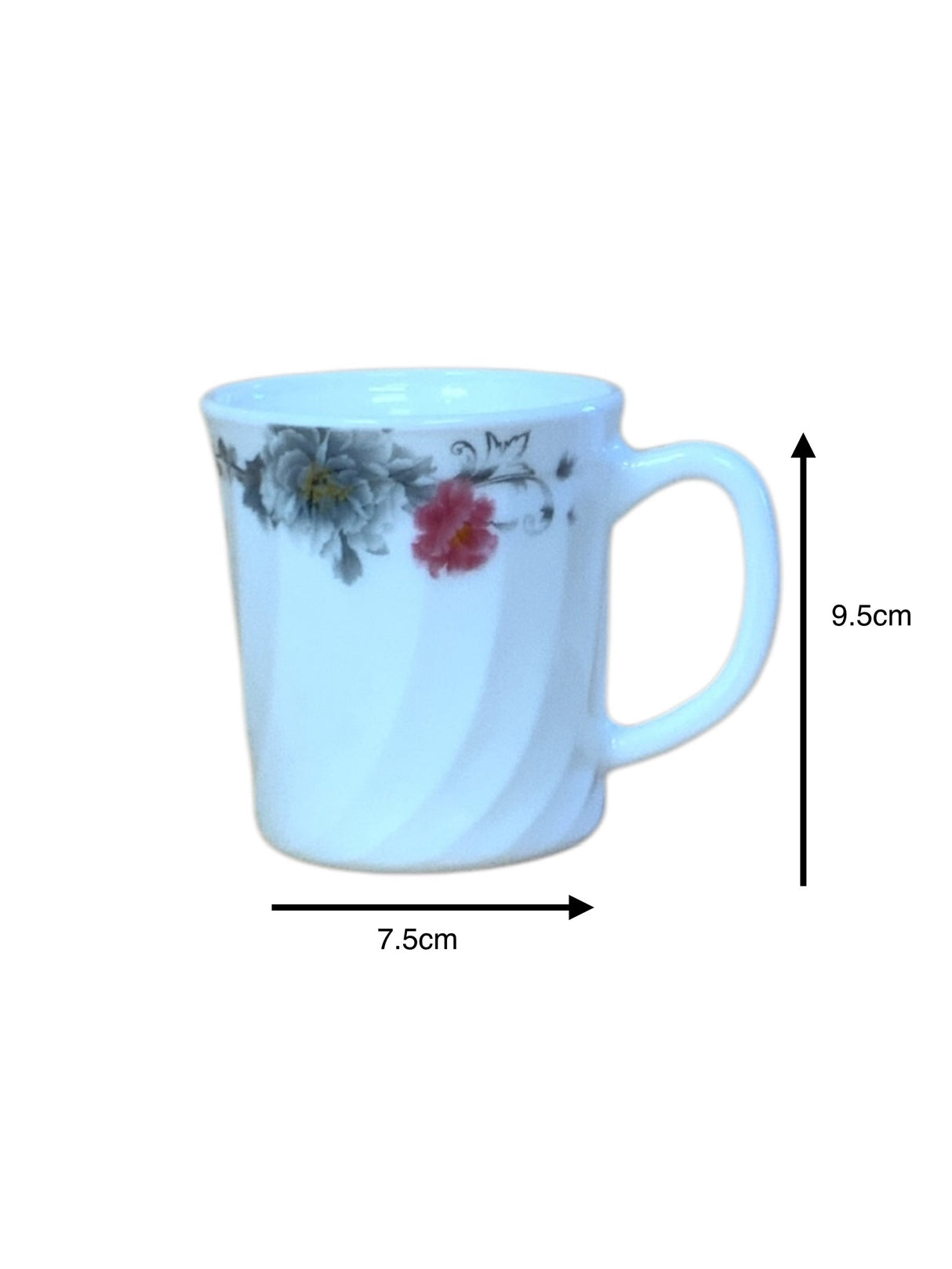 6-Piece Premium Tea Set – Elegant Cups & Saucers for Family & Guests