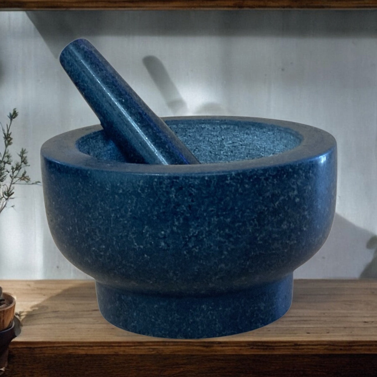 Granite Mortar & Pestle for Authentic Flavors