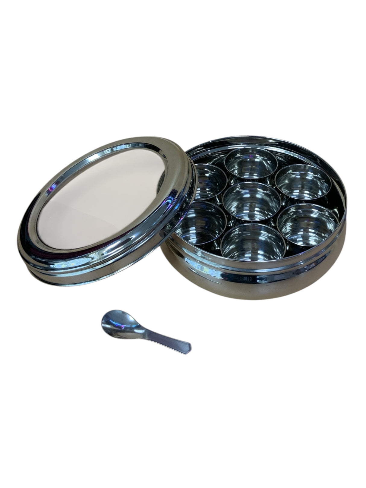 The Stylish Stainless Steel Masala Dabba