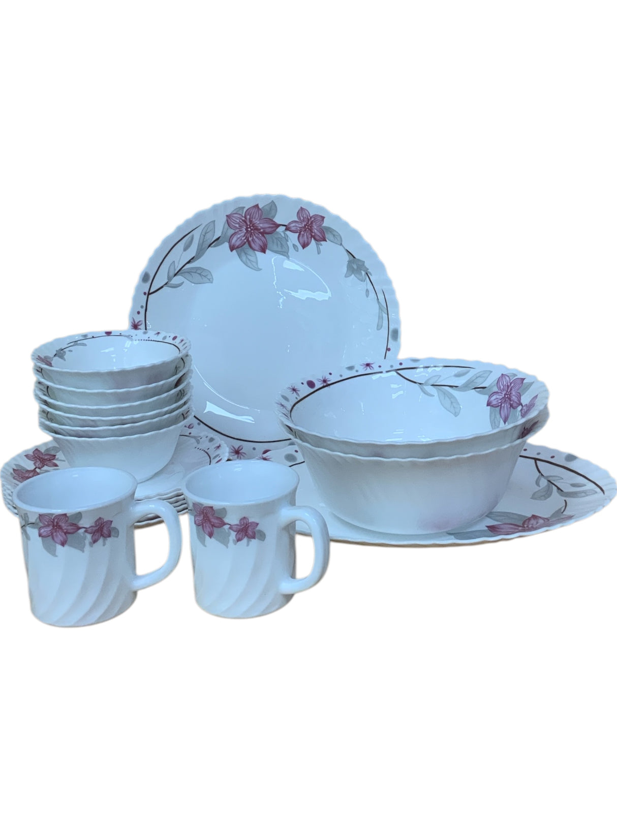 Premium 27-Piece Floral Dining Set β Stylish Table Essentials