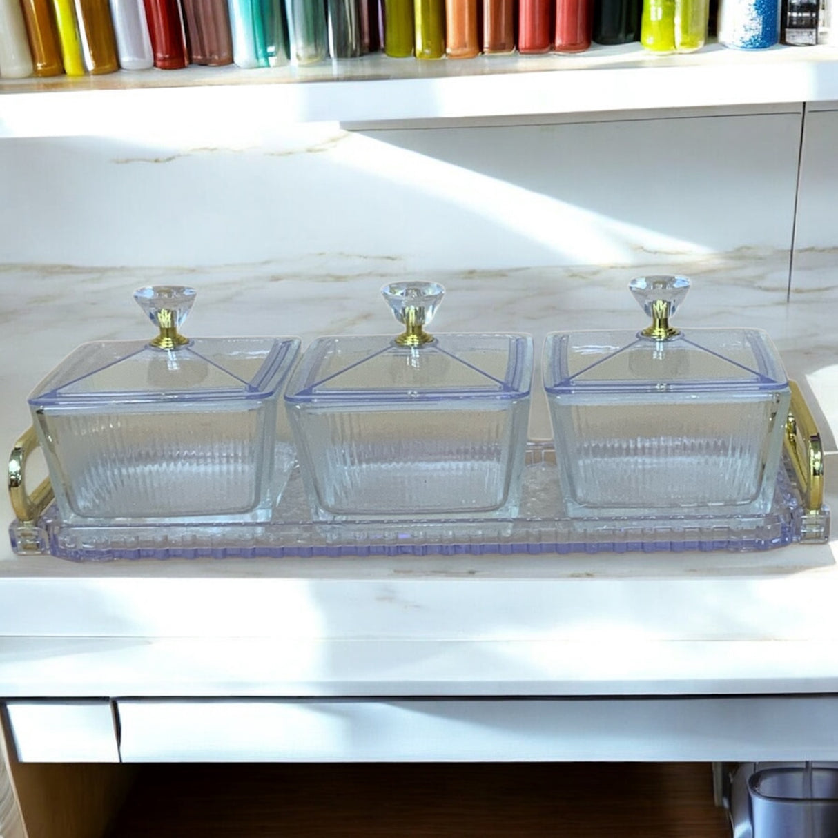 The Stylish Serving Tray for Dry Fruits & Nuts