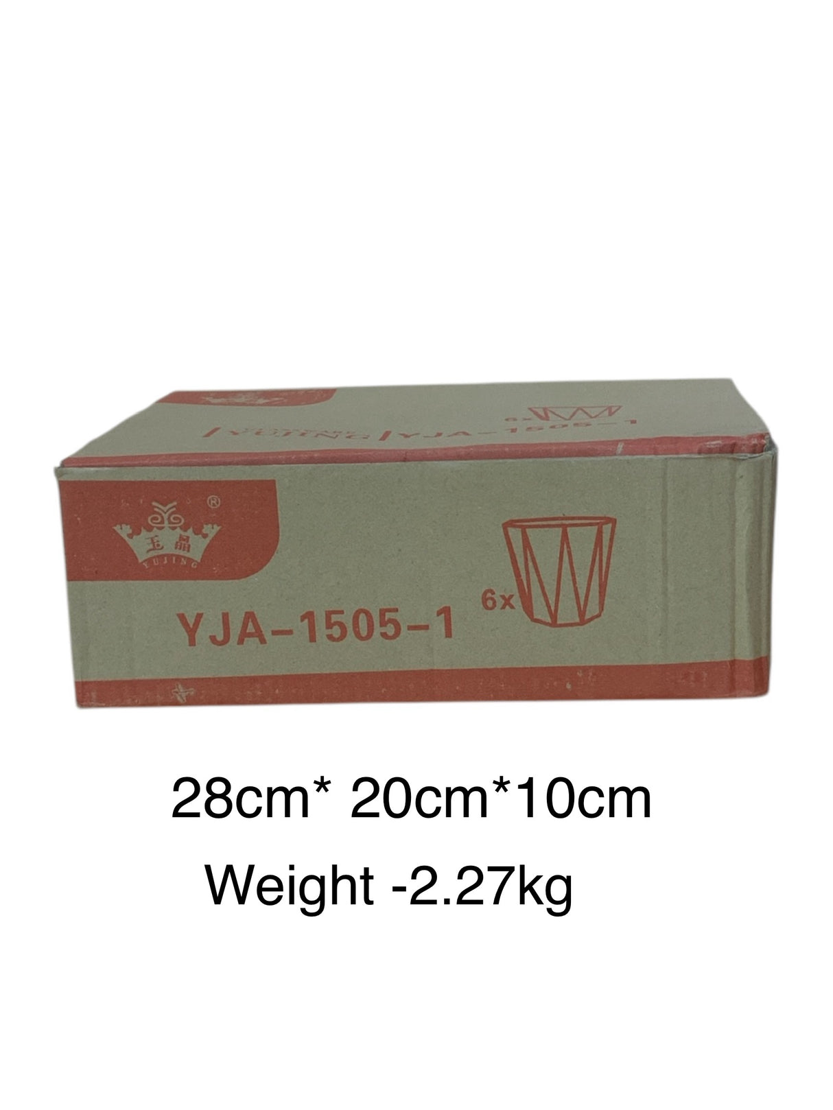 6-Piece Versatile Glassware Set for All Beverages