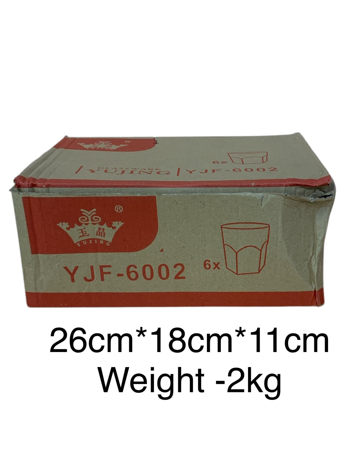 6-Piece Versatile Glassware Set for All Beverages