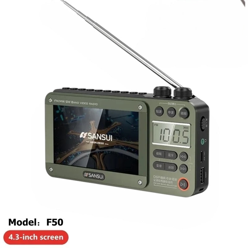 Sansui Multi-Band FM/AM/ Video Radio with SD Card β Preloaded with Nitnem & Kirtan Recordings