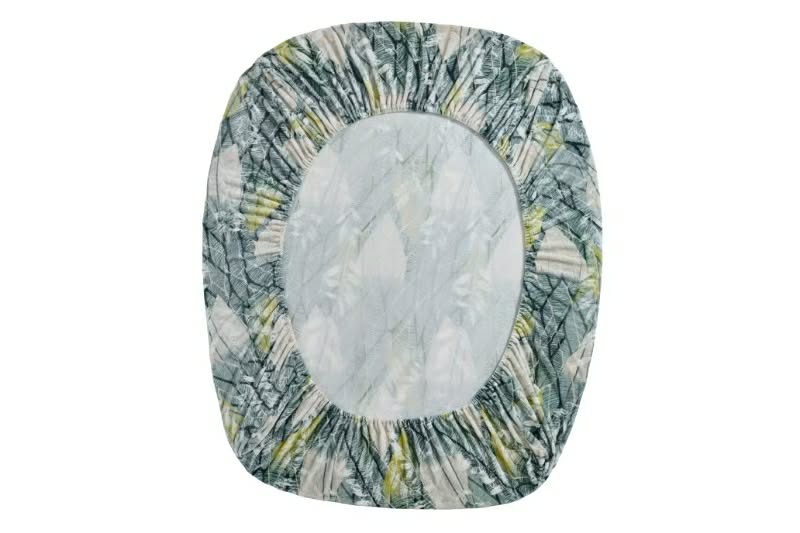 Fleece Flannel Bedsheet Set – Ultra Soft Geometric Leaf Print | King, Queen & Twin Sizes | Deep Pocket Fitted Sheet