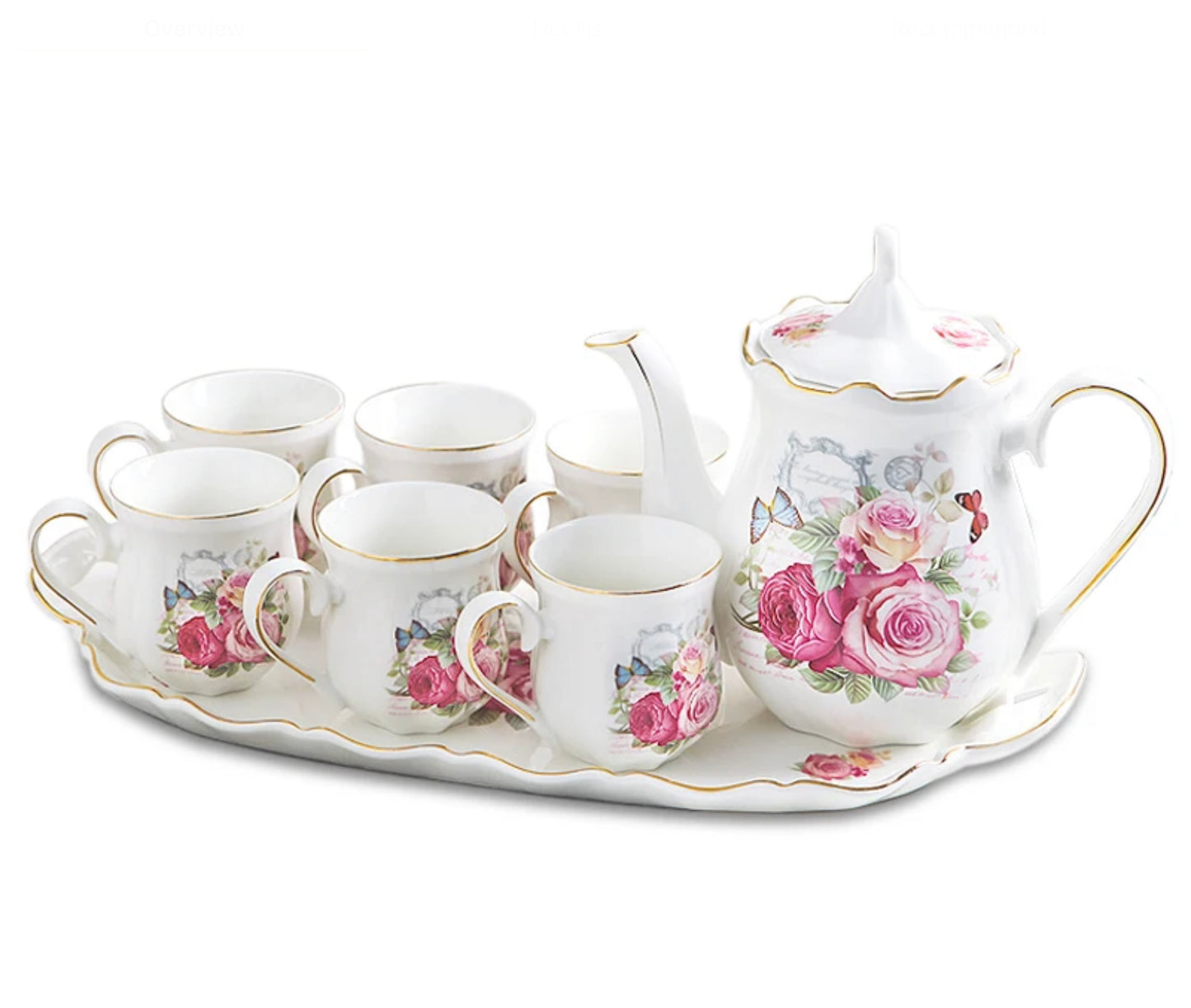 Tea set 8 Pieces.
