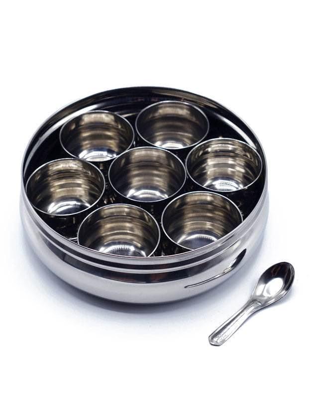 Small Container Stainless Steel Masala Dabba Box Spice Container