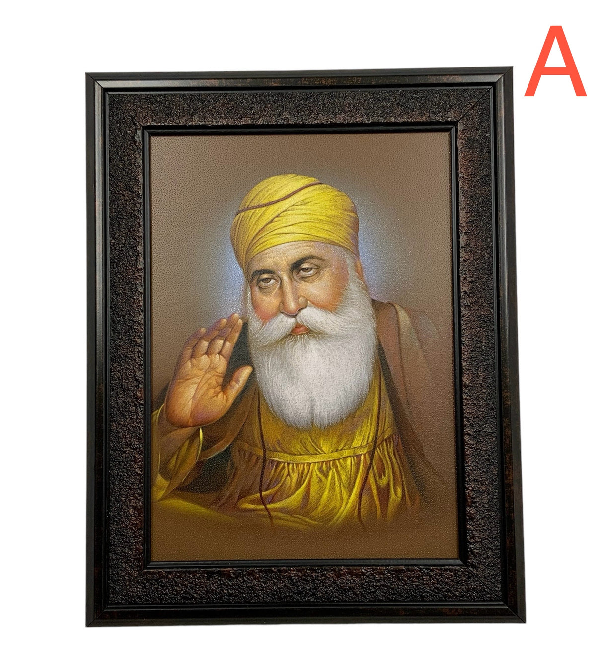Guru Nanak Dev Ji Photo Frame 7X9 inches with Stand