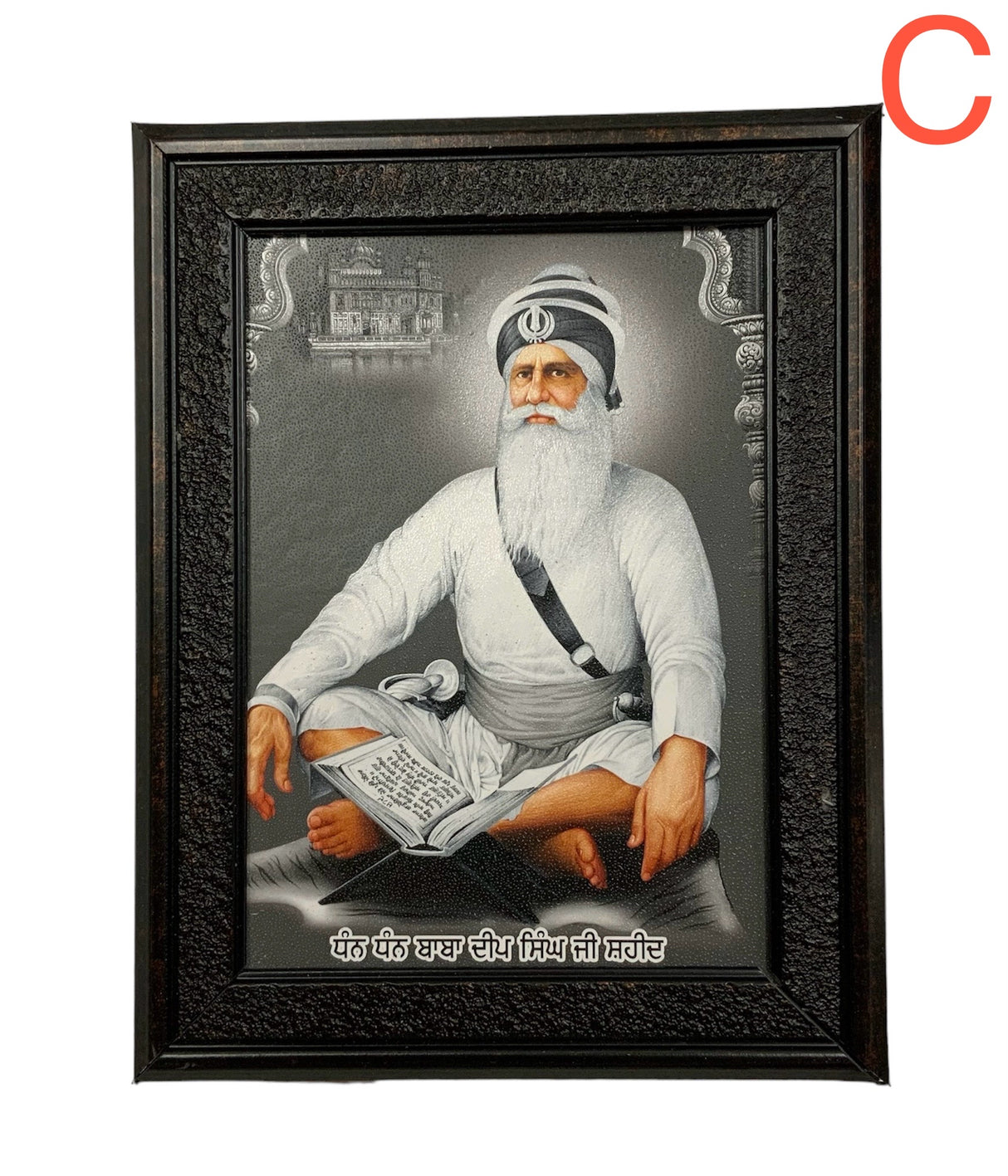 Baba Deep Singh Ji Photo 7X9 inches