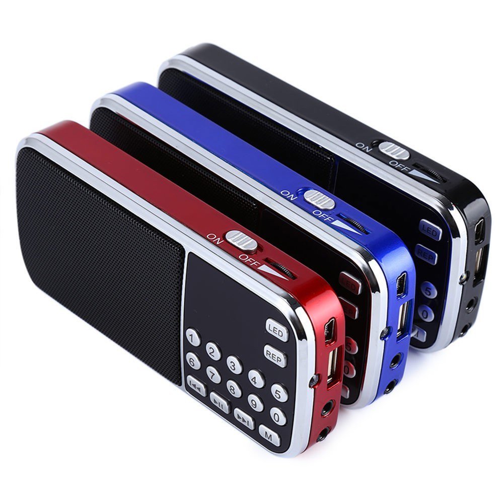 Portable FM Radio & MP3 Gurbani Player with 16GB SD Card – 1000 Hours Gurbani Recording