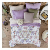 King Size Floral Fleece Winter Comforter Set – 3-Piece Ultra Soft Printed Comforter with Solid Pillowcases