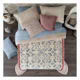 King Size Fleece Comforter Set 220x230 cm – Ultra-Soft Plush Bedding with 2 Pillowcases (50x70 cm), Elegant Pattern Design