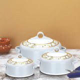 Nayasa Coral Insulated Casserole Set with Lid | Elegant Floral Design Hot Case for Roti, Rice & Serving (Copy)