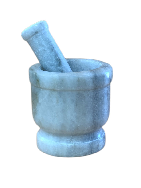 Granite white pestle mortal