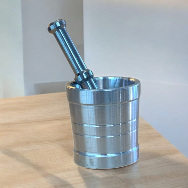 Aluminum pestle mortal 9 cm length