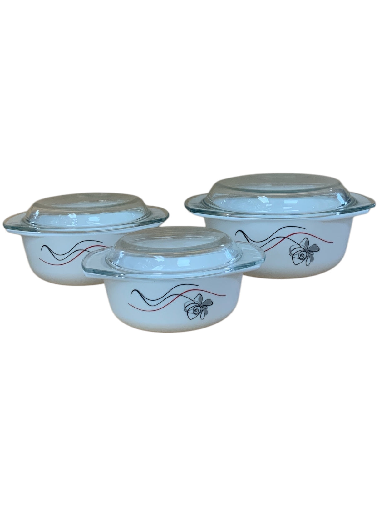 Classic 3-Piece Floral Serving Casserole Set – Hot Meals Made Easy