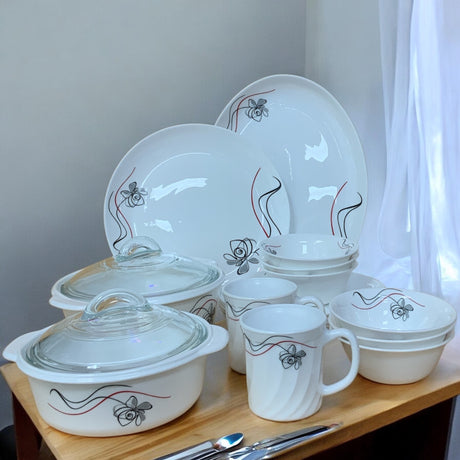 Classic Floral 27-Piece Dinnerware Set – For Everyday Dining
