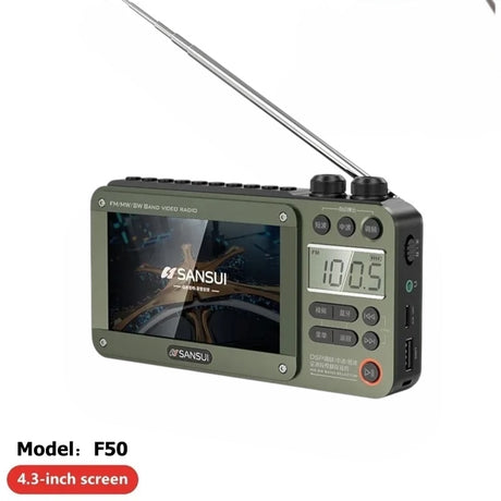 Sansui Multi-Band FM/AM/ Video Radio with SD Card – Preloaded with Nitnem & Kirtan Recordings