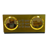 Guru Nanak Dev Ji and Golden Temple Car Dashboard Frame – 13 cm with Double-Sided Tape