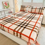 Queen Size Ultra-Soft Fleece Fitted Bedsheet Set with 2 Pillowcases – Warm, Cozy & Stylish