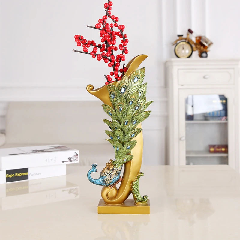 Beautiful Peacock Vase, Gift Collection