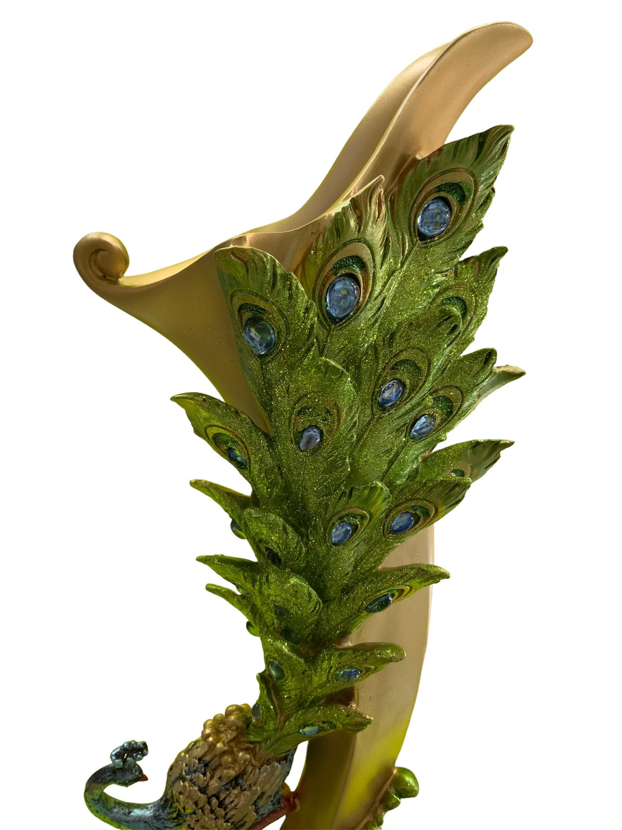 Peacock Vase Decor